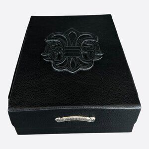 Chrome Hearts Black Leather Sunglasses Case